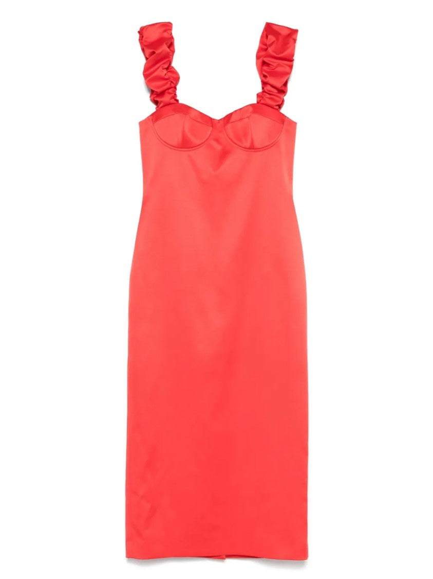 Moschino Fitted Bodice Flared Skirt Timeless Dress