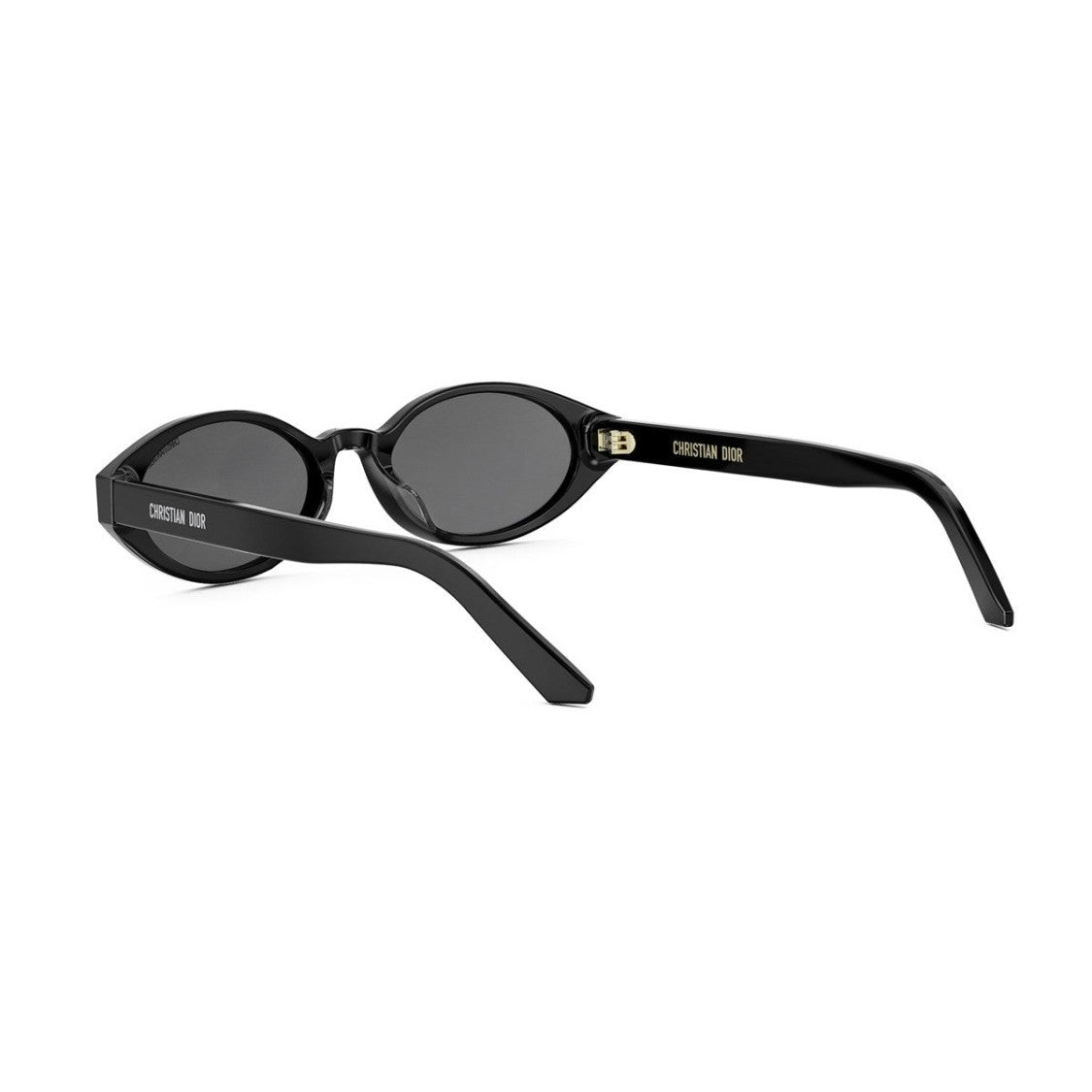 Dior Black Diorpacific R1i Metallic Star Accent Oval Sunglasses