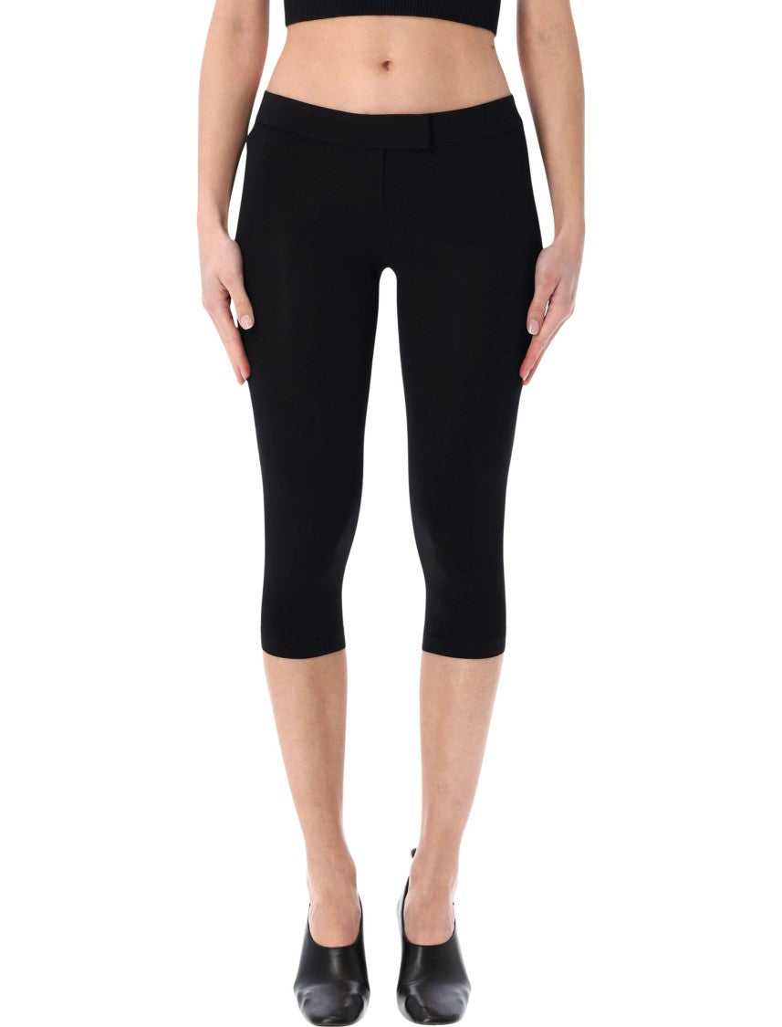 Magda Butrym Mid-Rise Capri Pants In Soft Stretch Fabric