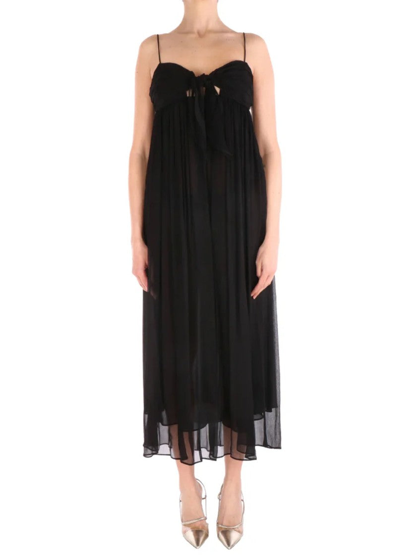 Twin-Set Midi Dress With Spaghetti Straps