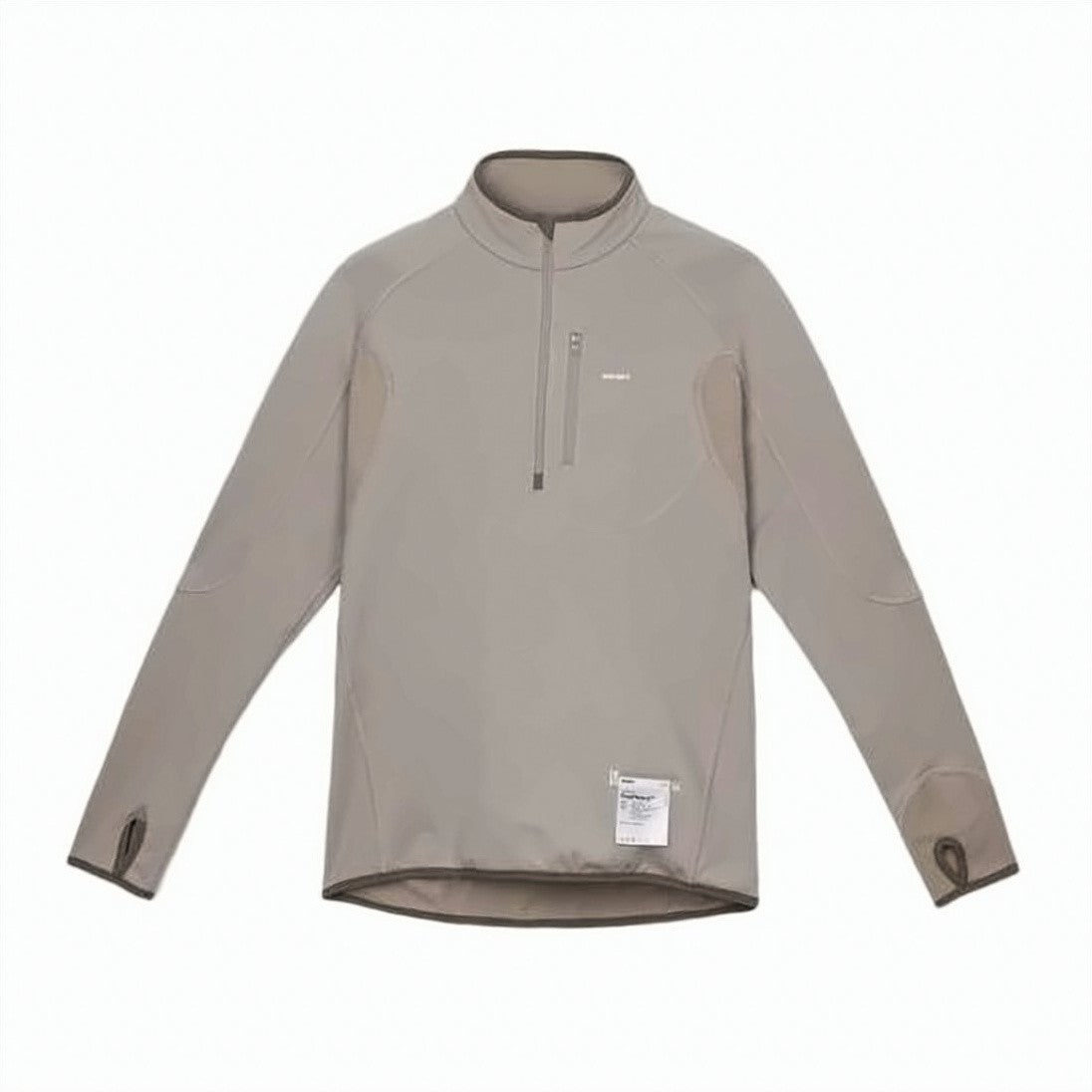 Satisfy Fitted Half-Zip Training Top With Thumb Holes
