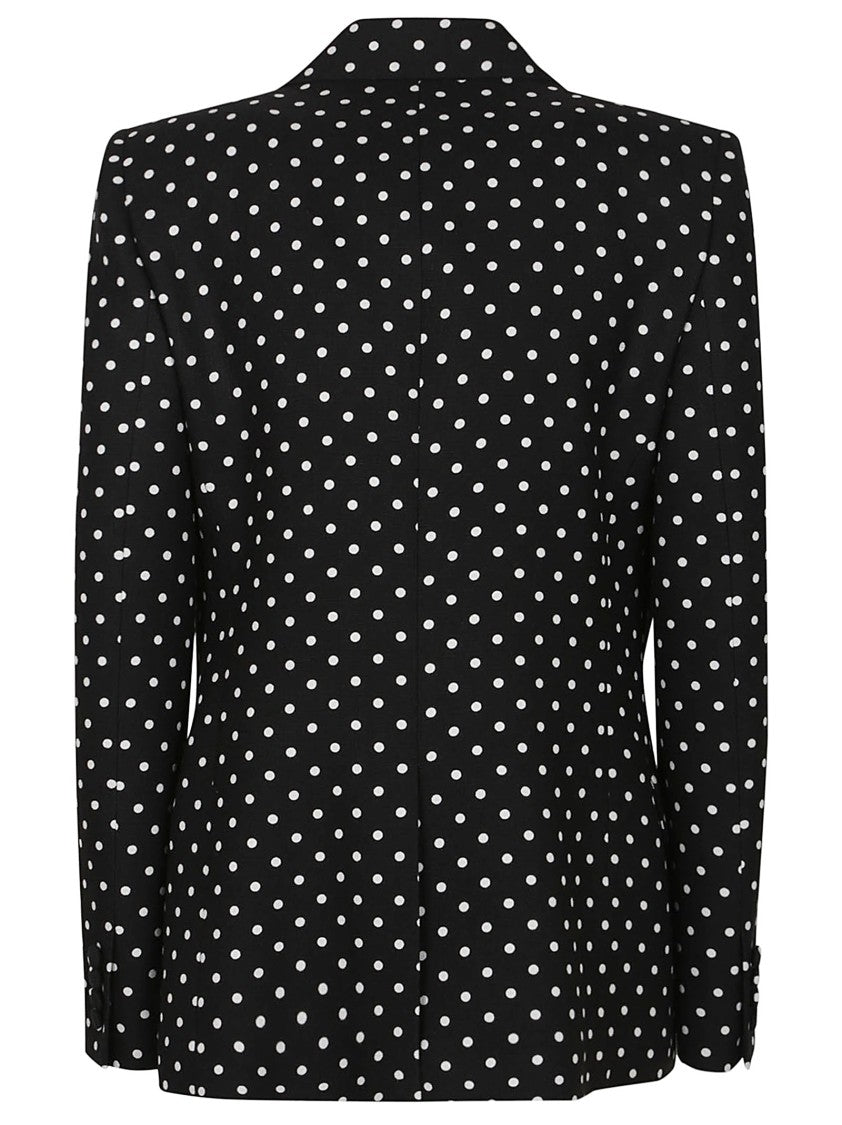 Valentino Single-Breasted Jacket With Plusdepois Print