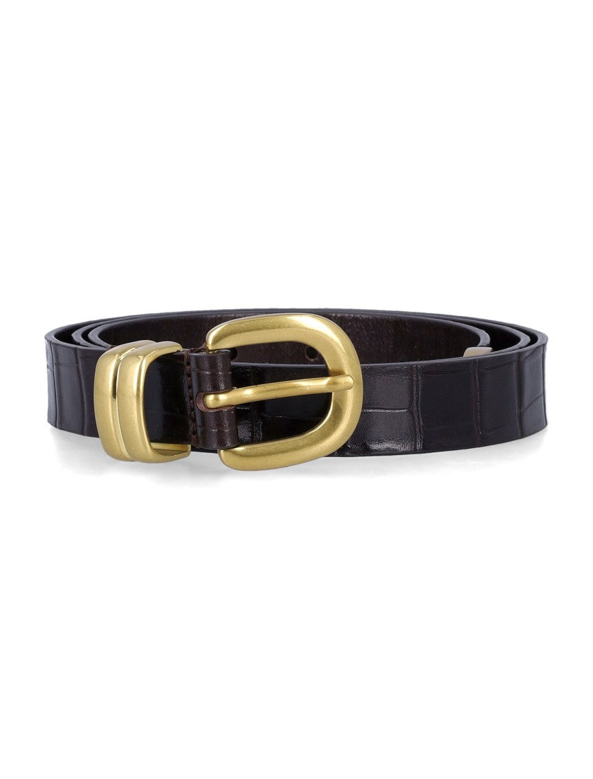 By Malene Birger Zoilo Brown Leather Belt