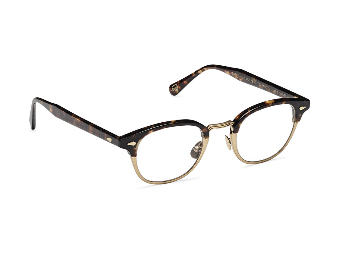 Moscot Tortoiseshell Or-Lmma-O Metal Eyeglasses