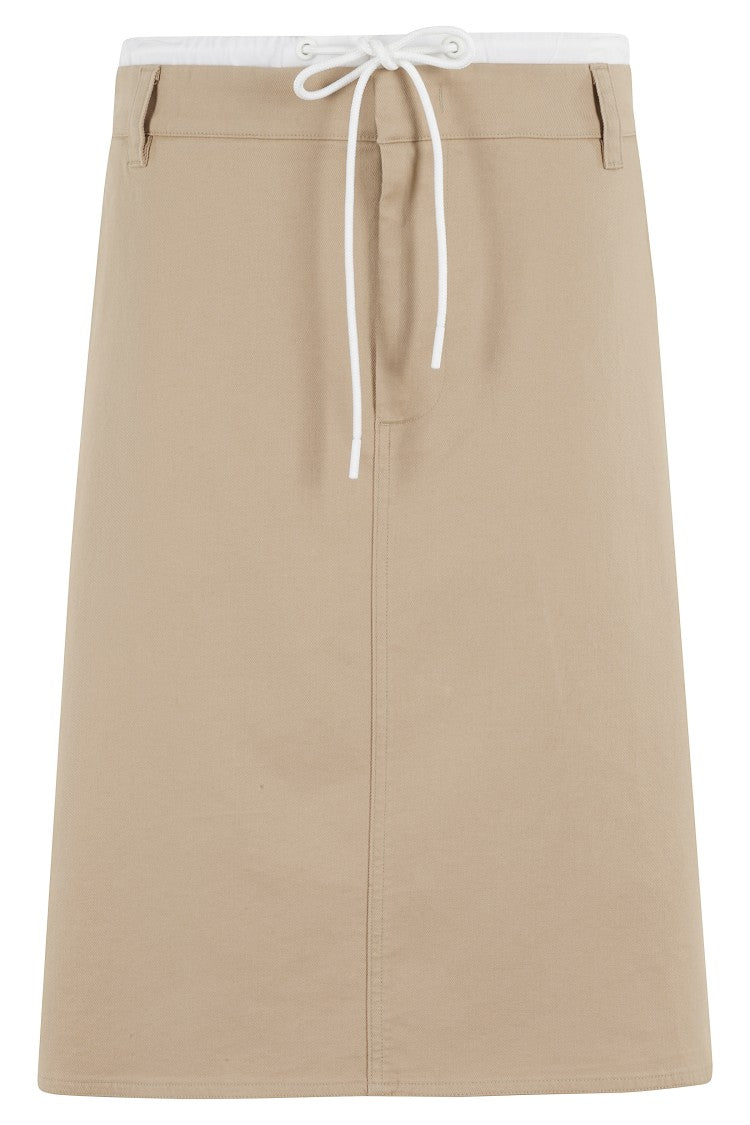 Vince Mid Rise Double Waistband Skirt
