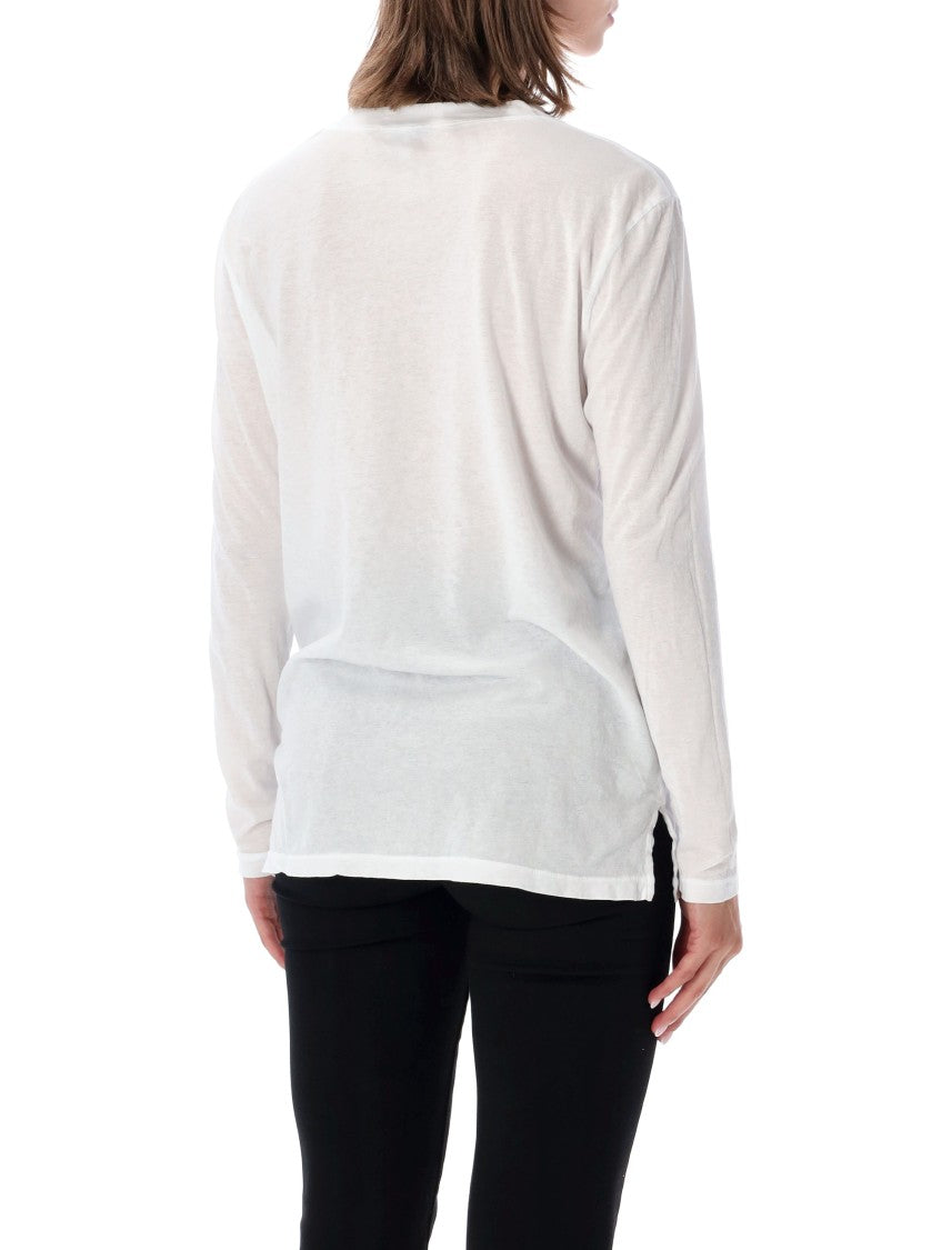 James Perse Clear Jersey Long Sleeve T-Shirt