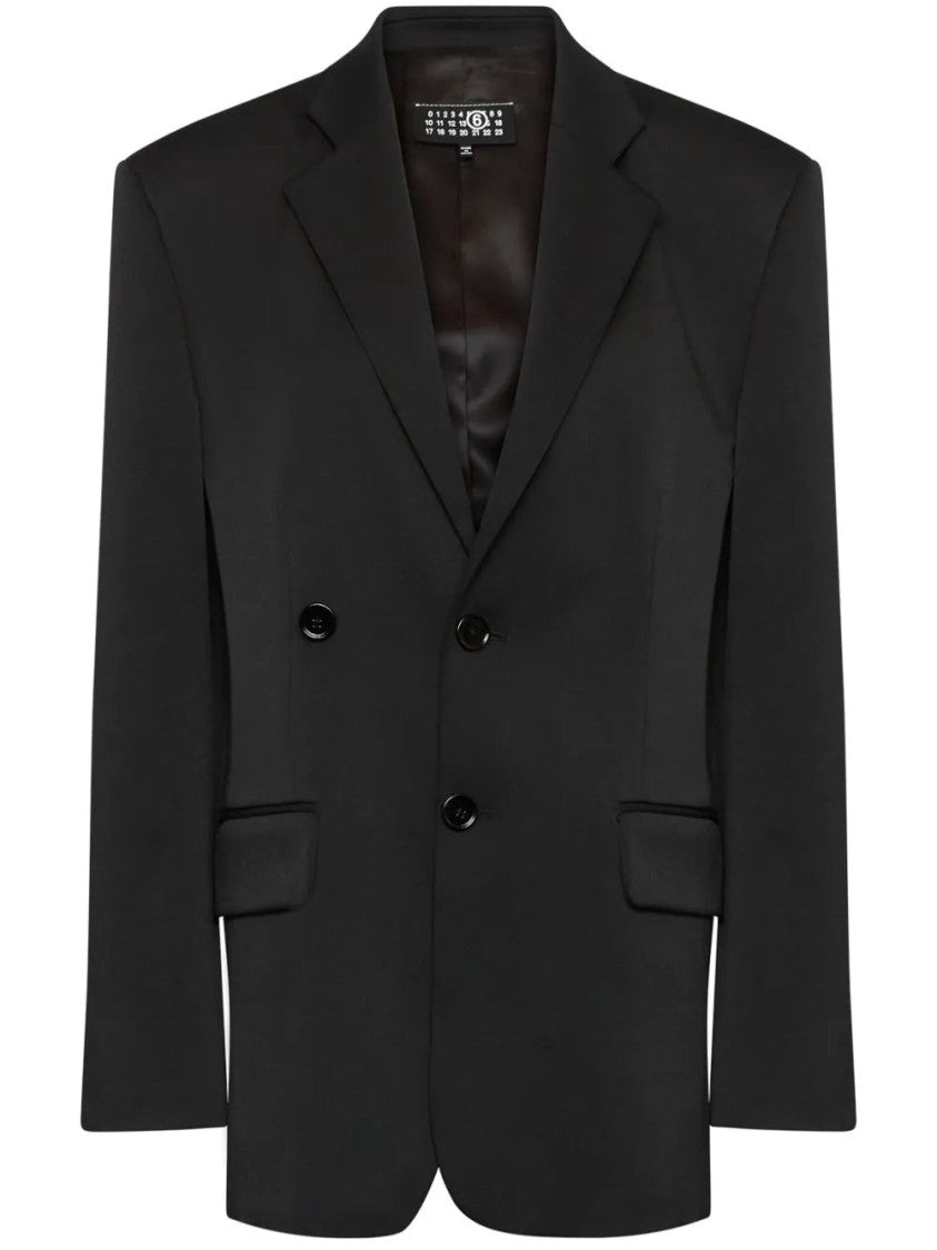 Mm6 By Maison Margiela Notched-Lapel Blazer