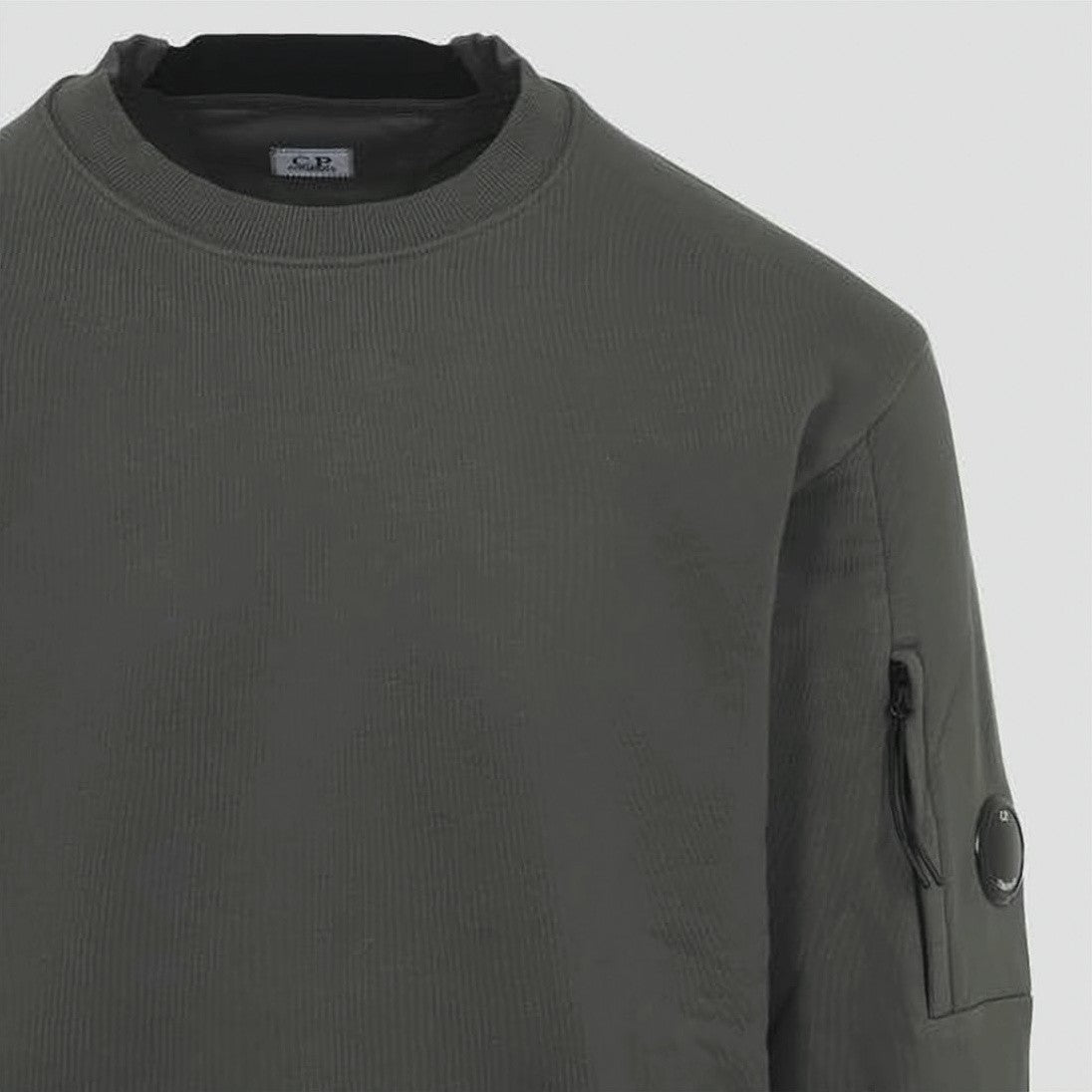 C.P. Company Diagonal Textured Crewneck Sweatshirt