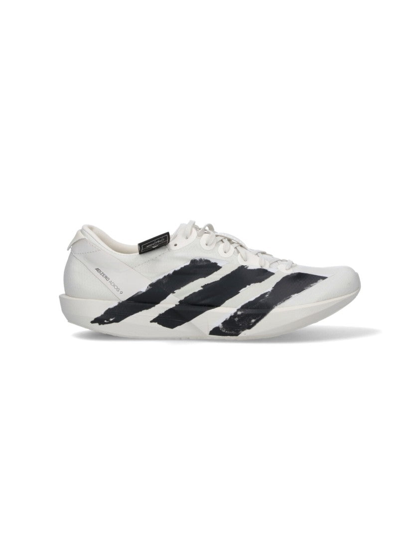 Y-3 Round-Toe Sneakers With Iconic Contrast Stripes