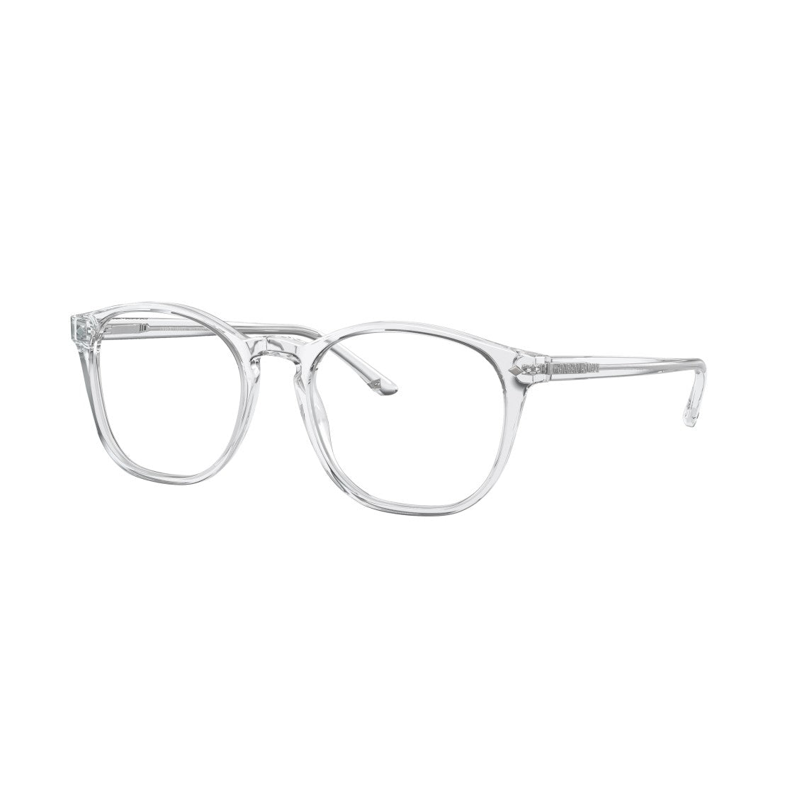 Giorgio Armani 0Ar7074 Transparent Acetate Eyeglasses With Square Shape