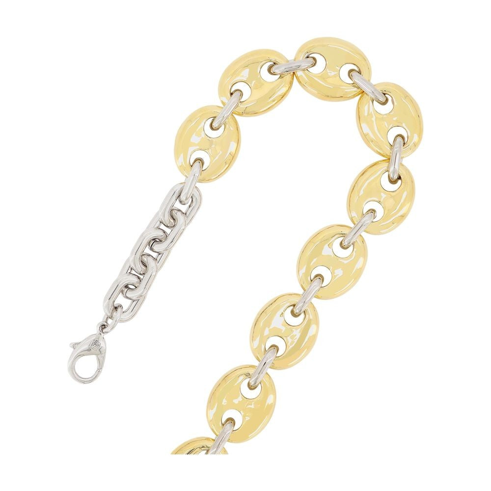 Rabanne X Eight Neck Necklace - Gold/Silver - Metal