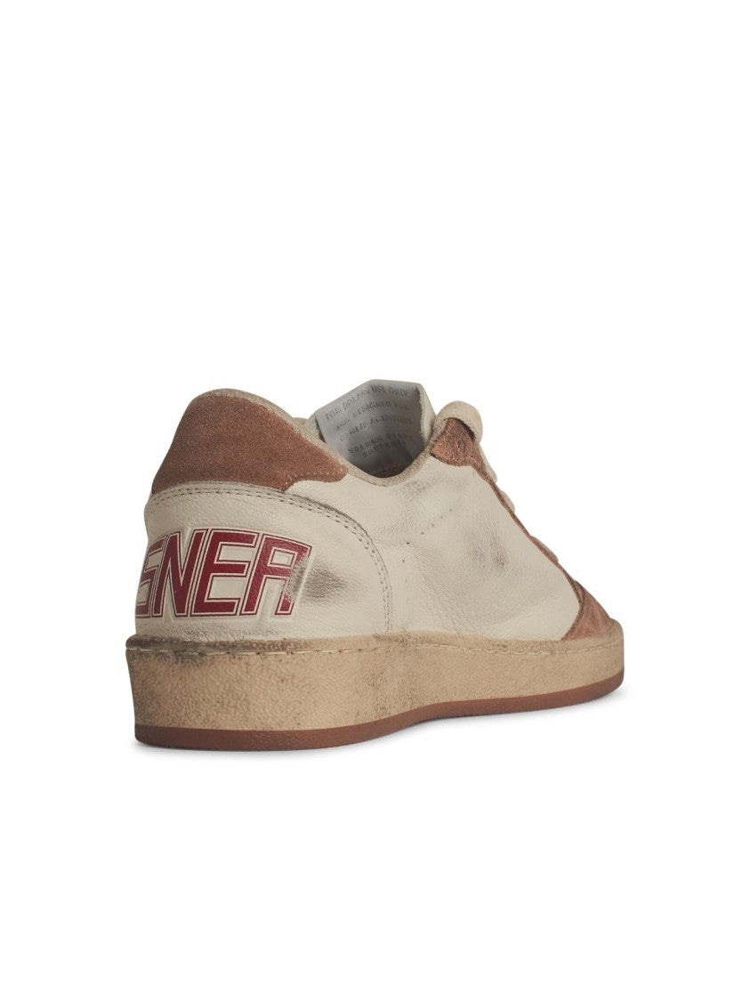 Golden Goose 'Ball Star' White Leather Sneakers