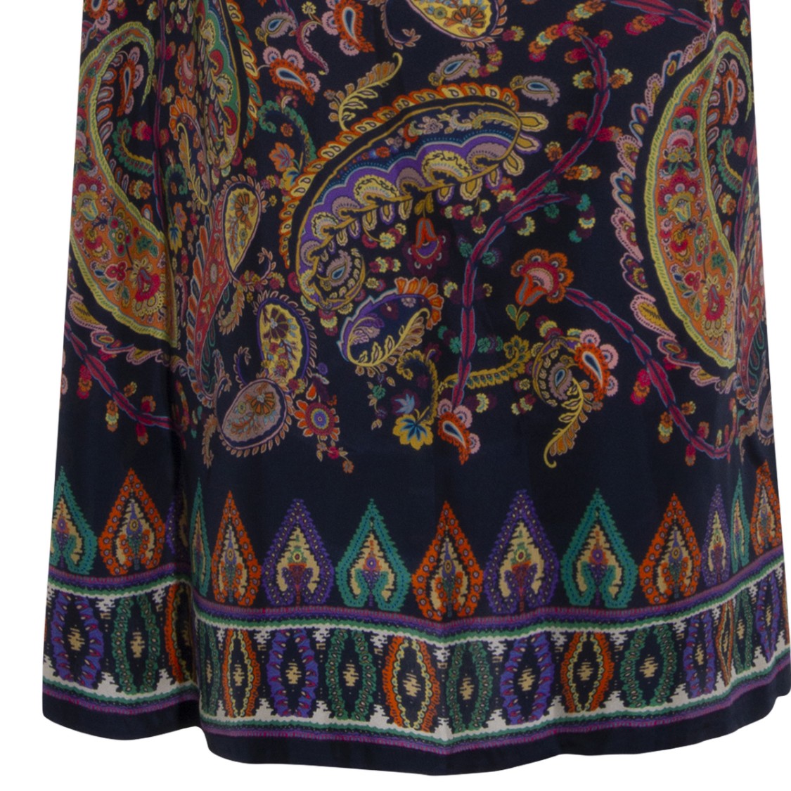 Etro Flowing Dress With Intricate Patterns