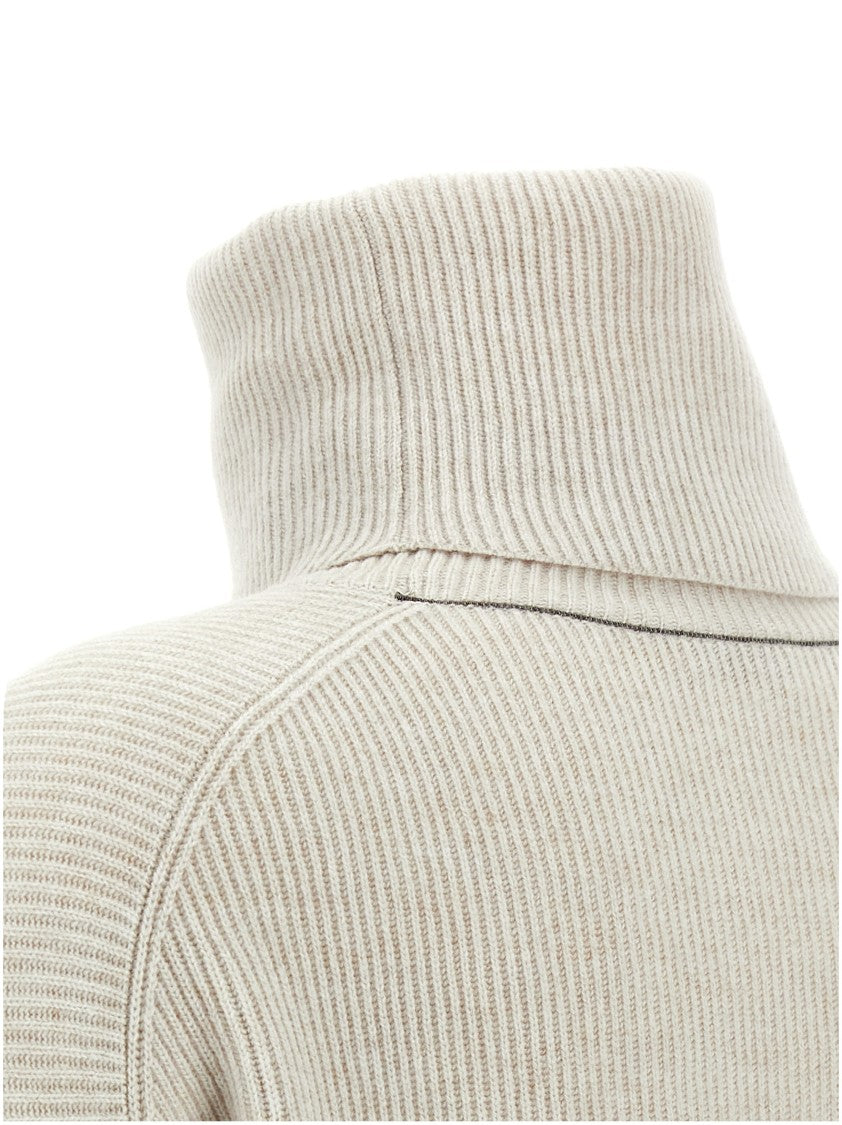 Brunello Cucinelli Ribbed Turtleneck Sweater