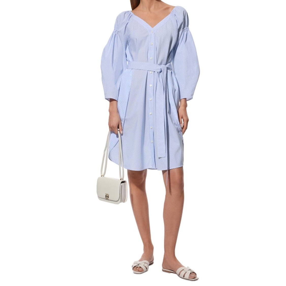 Stella Mccartney Blue Cotton Dress