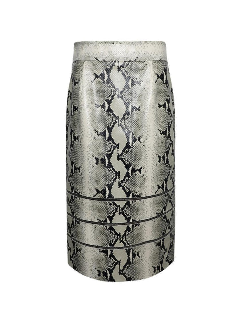 Khaite Isla Leather Skirt