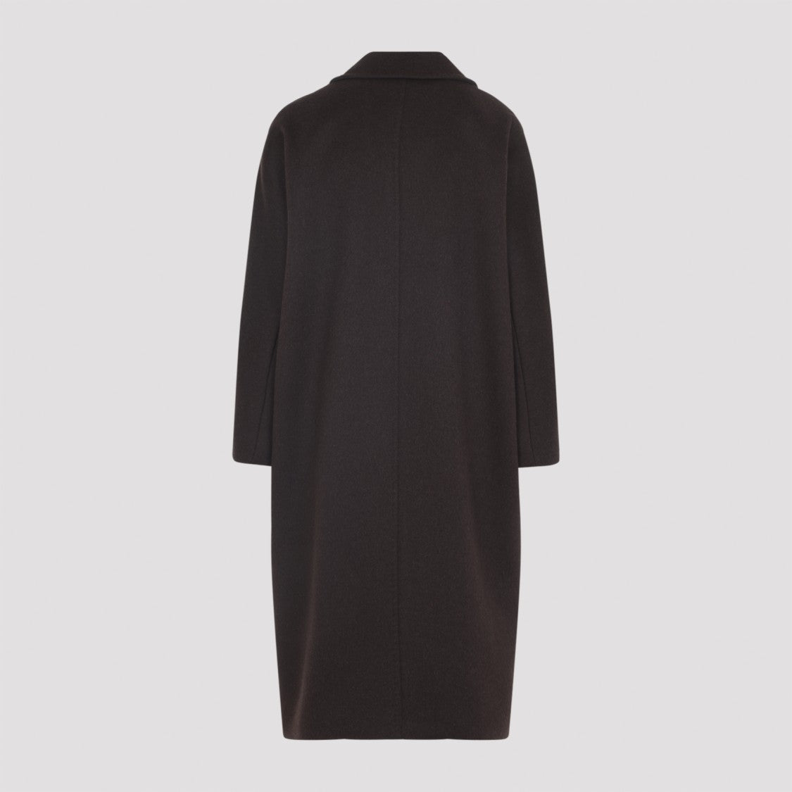 Max Mara Double-Breasted Cashmere-Alpaca Blend Coat With Tailored Silhouette