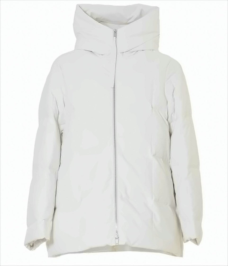 Jil Sander Boxy Cropped Padded Jacket With Structured Collar