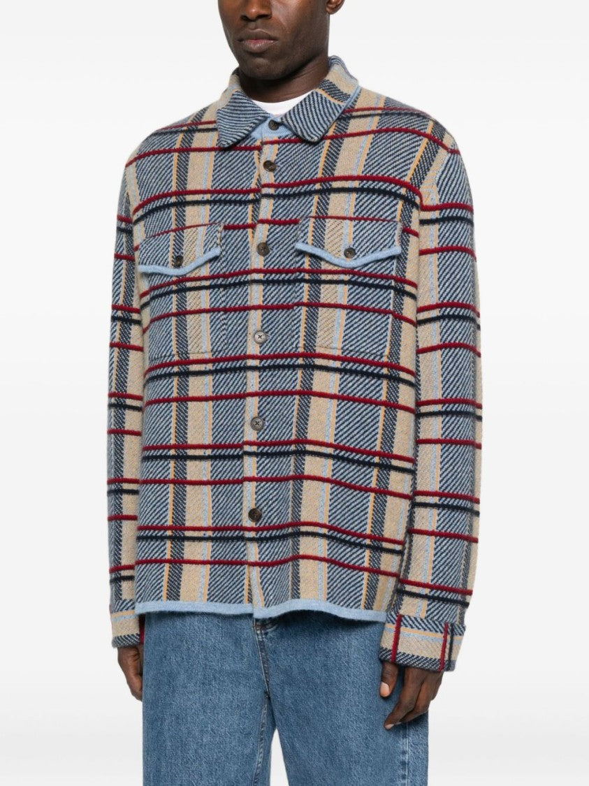 Guest In Residence Plaid Long-Sleeve Shirt Jacket