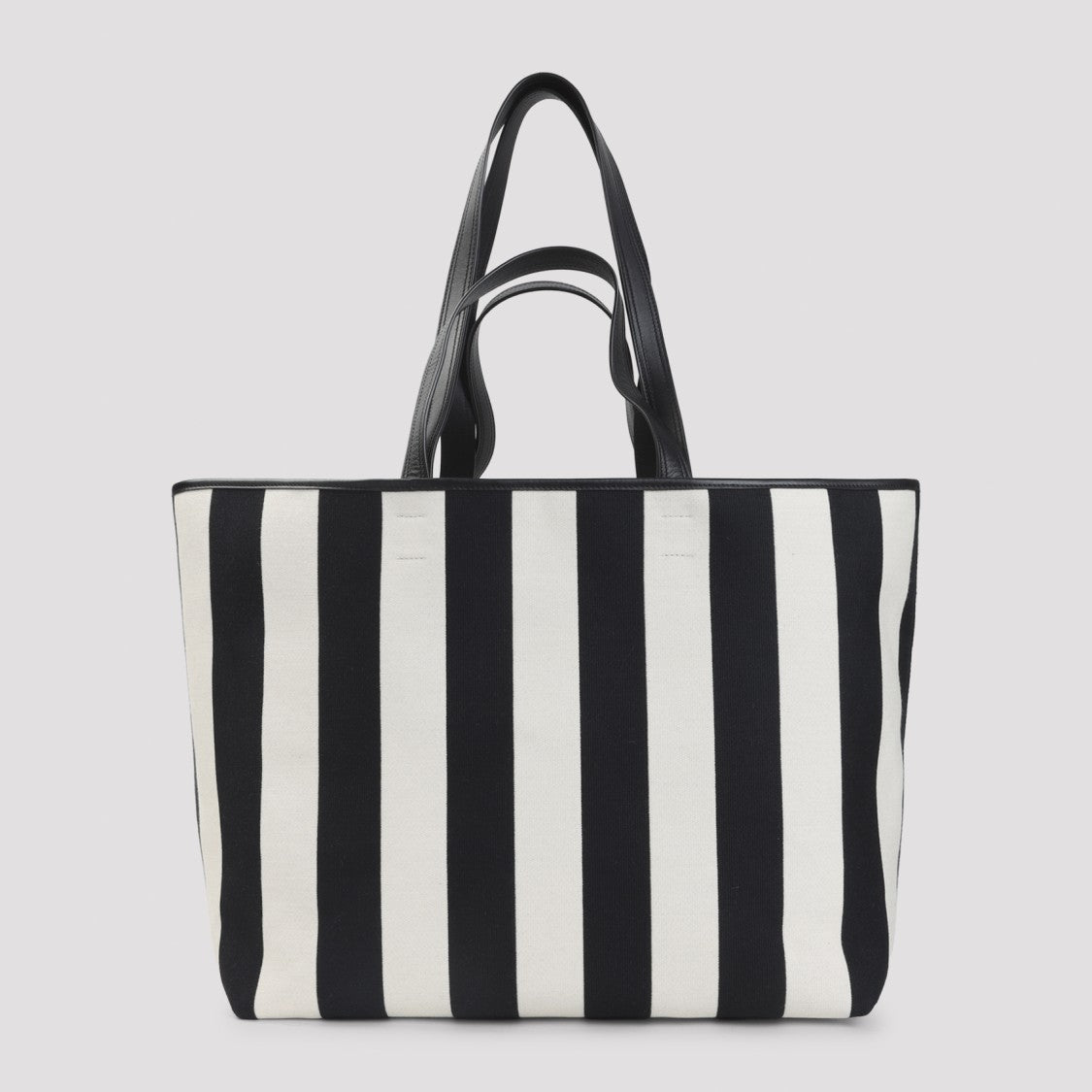 Ami Paris Cotton Canvas Shopper Tote Bag