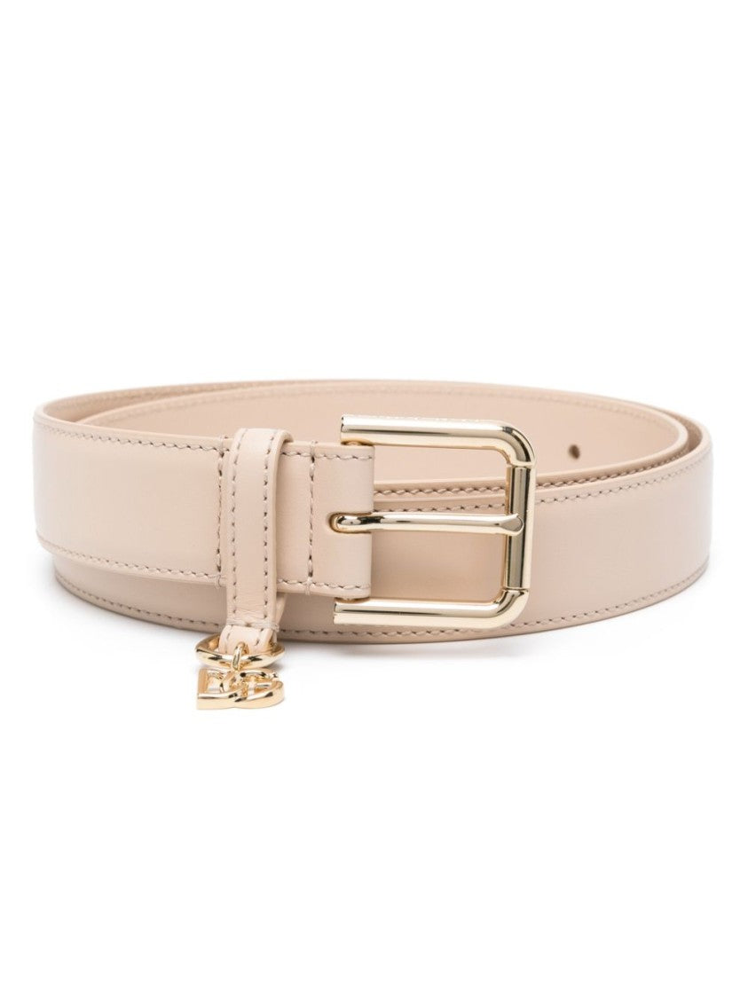 Dolce & Gabbana Pink Leather Belt