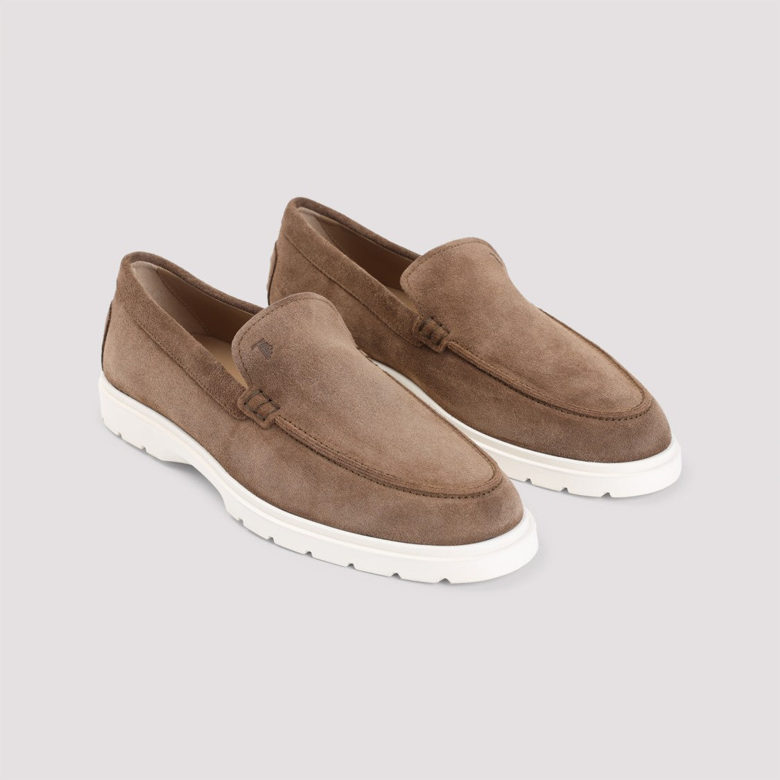 Tod's Brown Suede Loafers