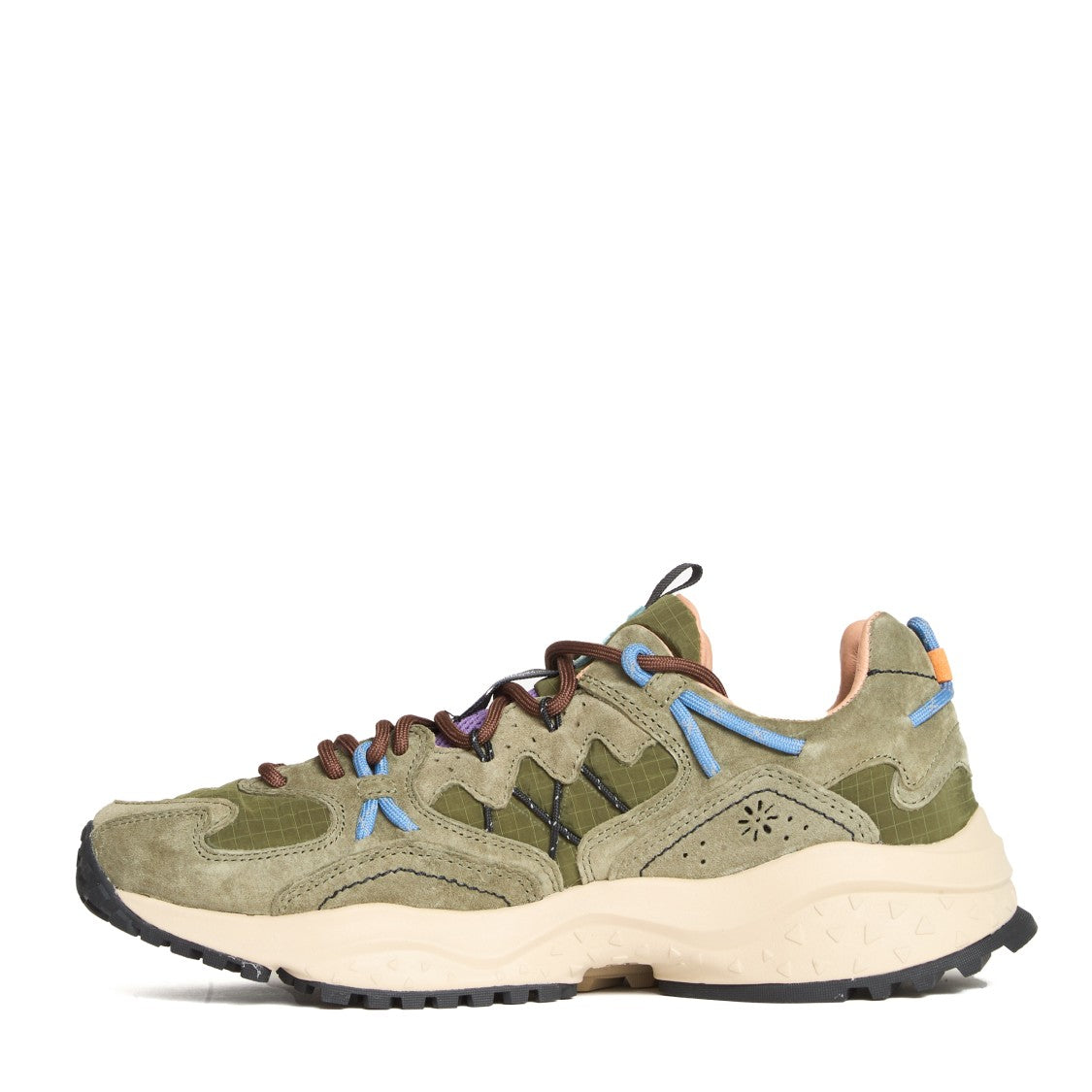 Flower Mountain Yambushi Uni Suede And Nylon Sneakers