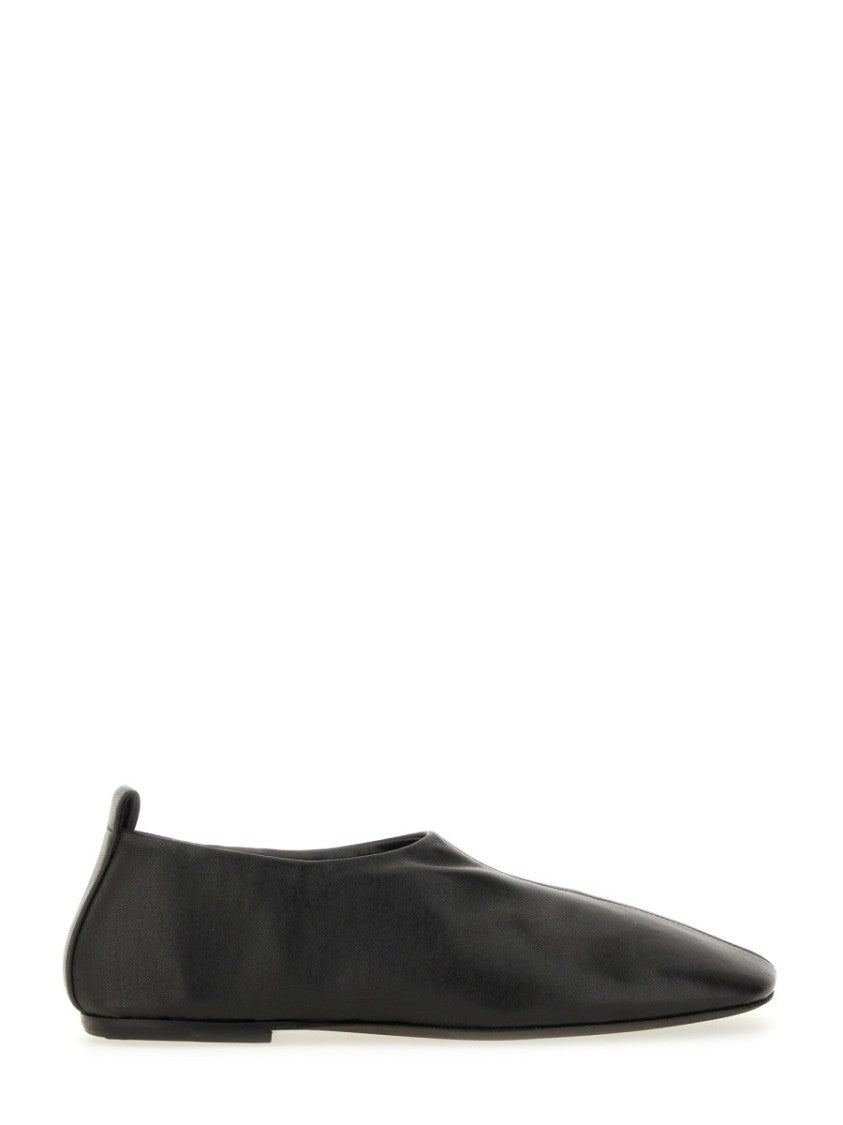 Dries Van Noten Pointed Toe Sleek Leather Flats
