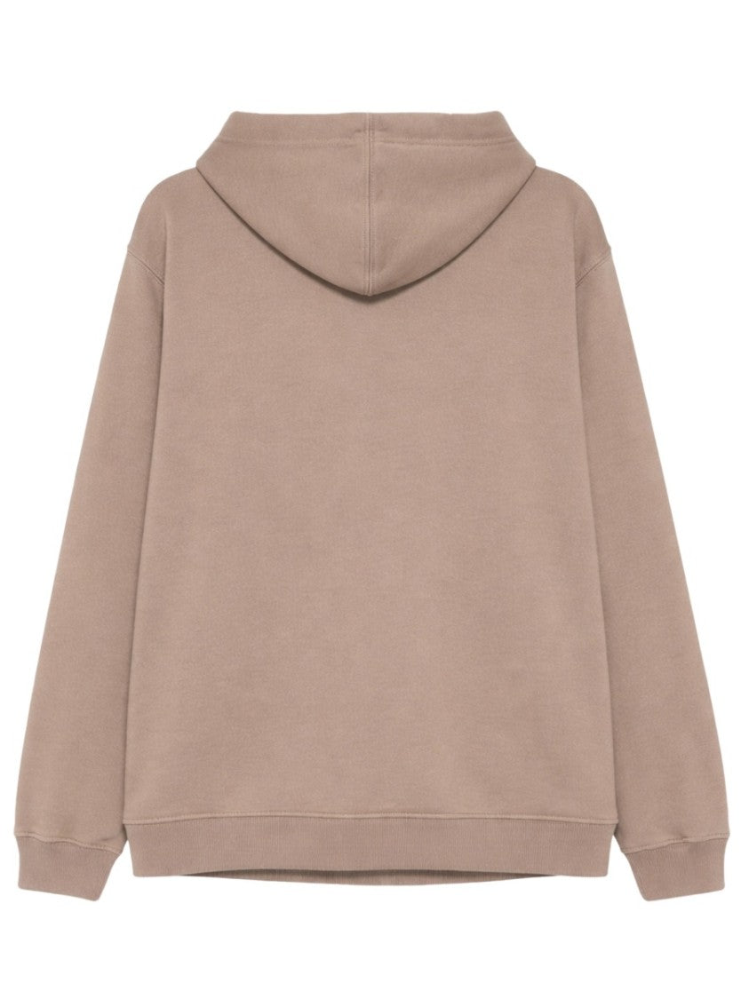 Ih Nom Uh Nit Black Embroidered Cotton Hoodie