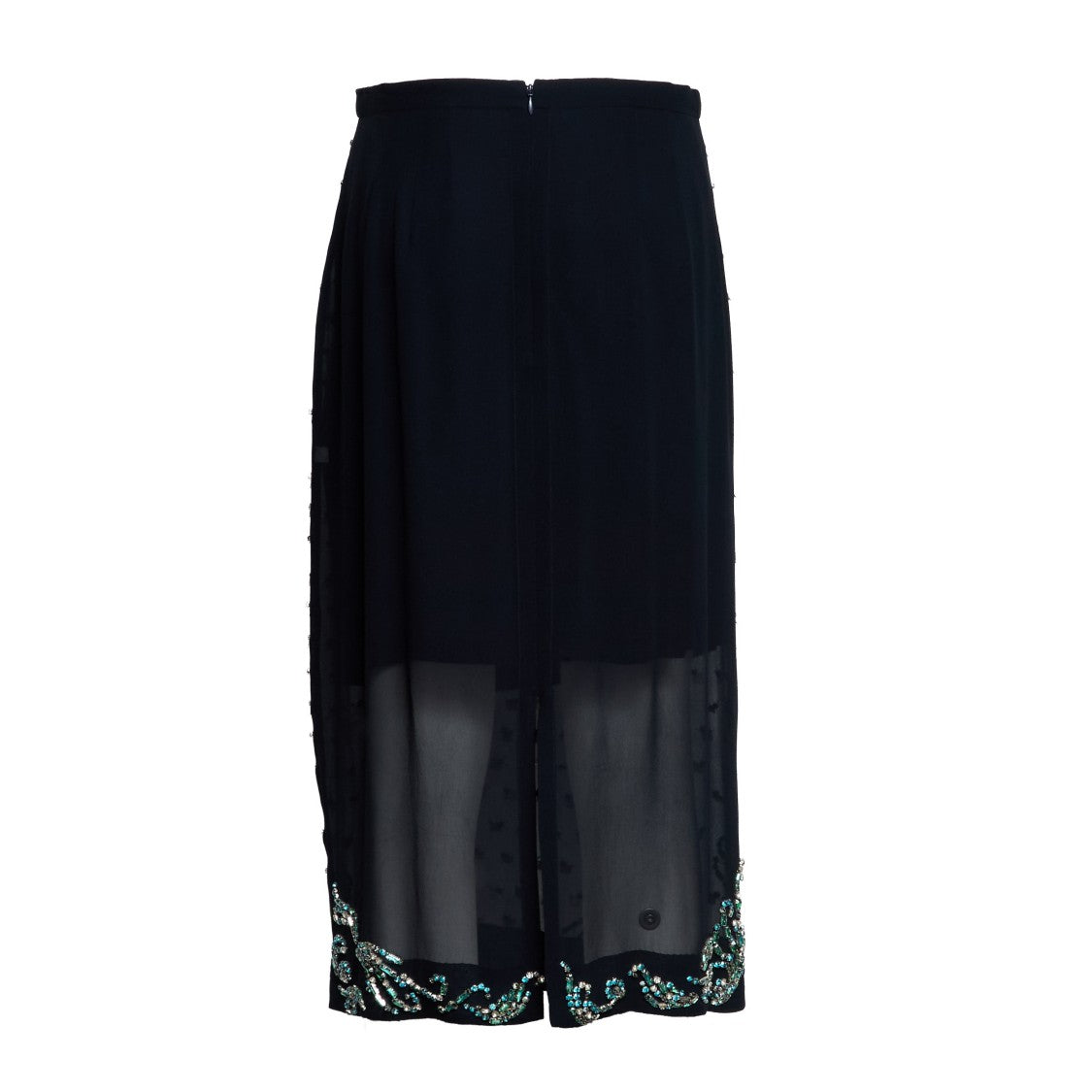 Dries Van Noten Sokna Emb Jewel Embellished Mini Skirt