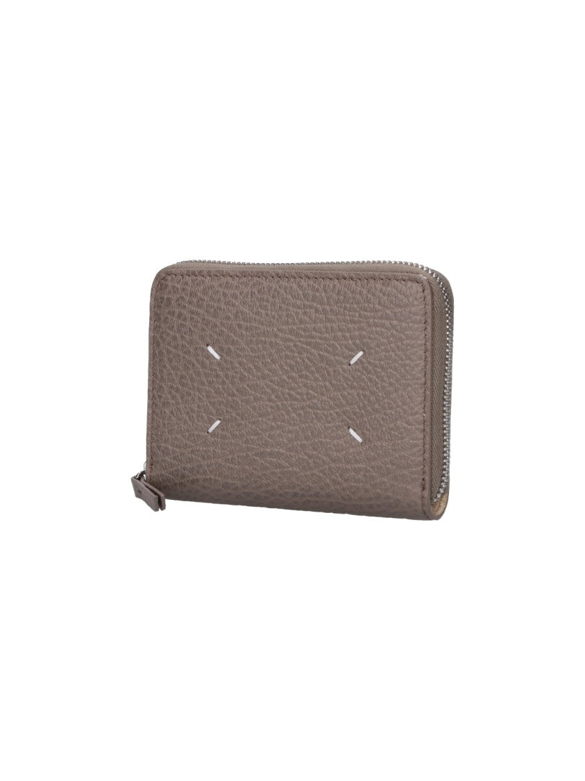 Maison Margiela Taupe Four Stitches Leather Wallet