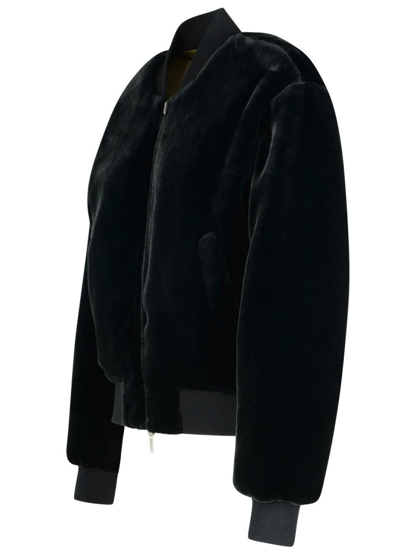 Moose Knuckles Jet' Green Polyester Bomber Jacket