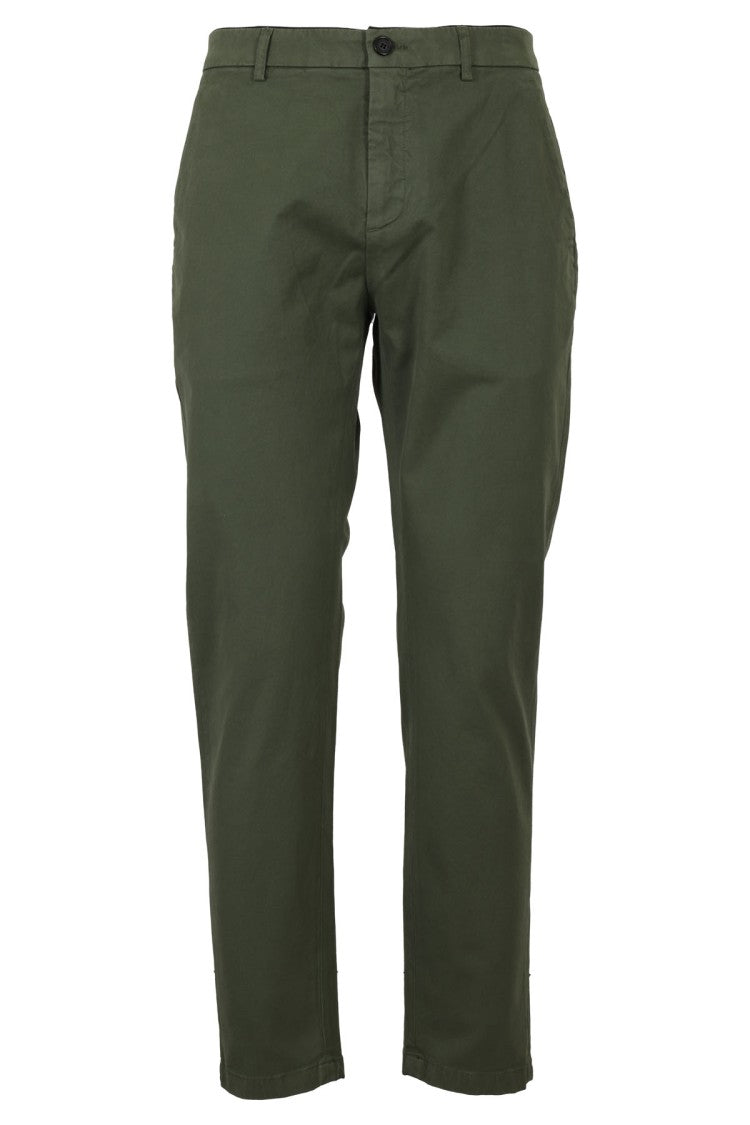 Department 5 Military Green Cropped Chinos