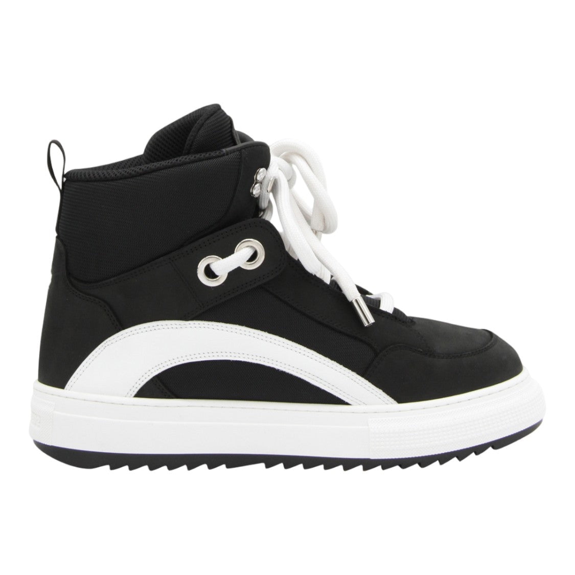 Dsquared2 High-Top Sneakers With Contrast Accents