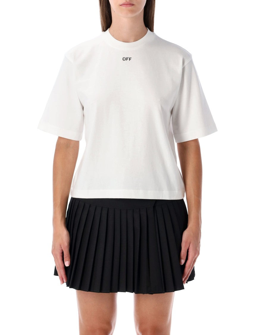 Off-White Arrow Flower Boxy Tee