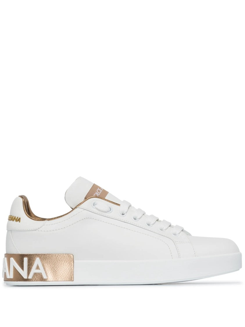 Dolce & Gabbana Portofino Calf Leather Sneakers