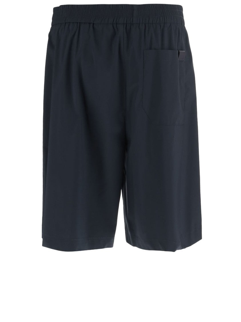 Darkpark Elasticated Waistband Cotton Blend Shorts