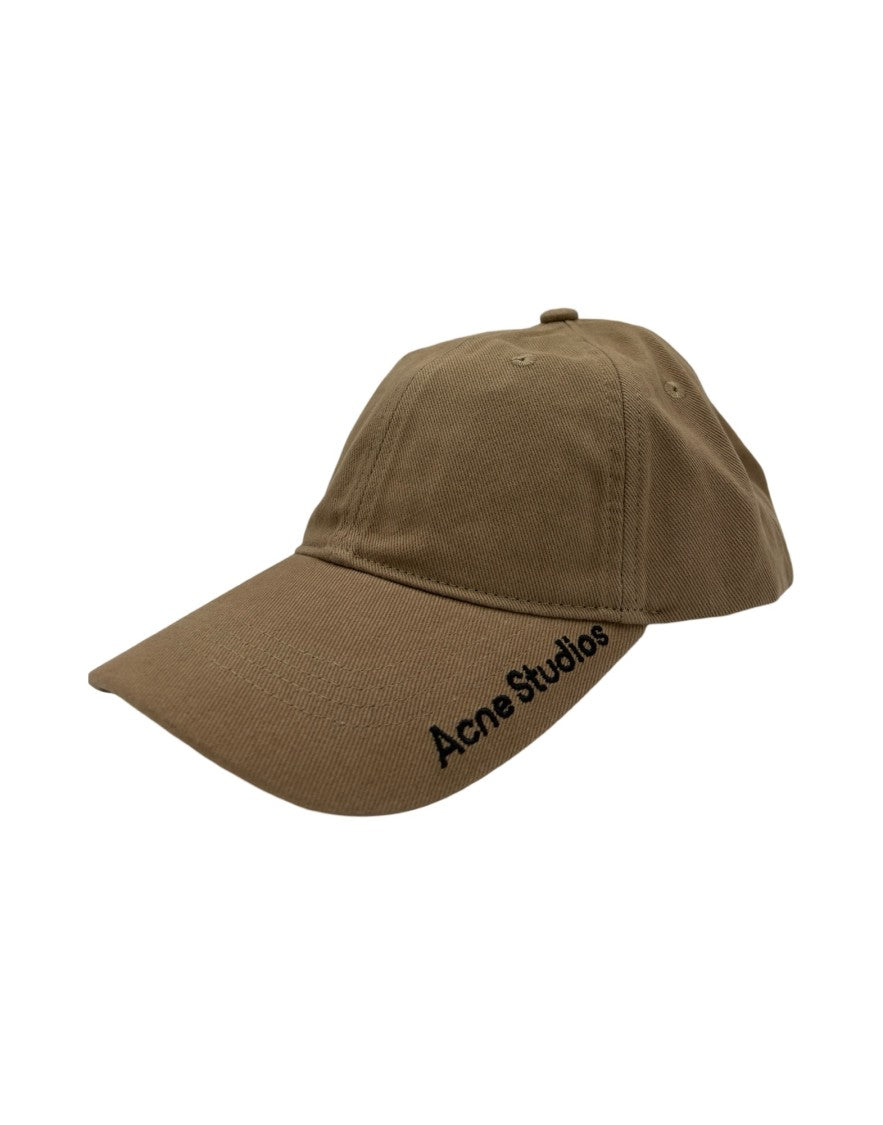 Acne Studios Khaki Beige Peak Hat
