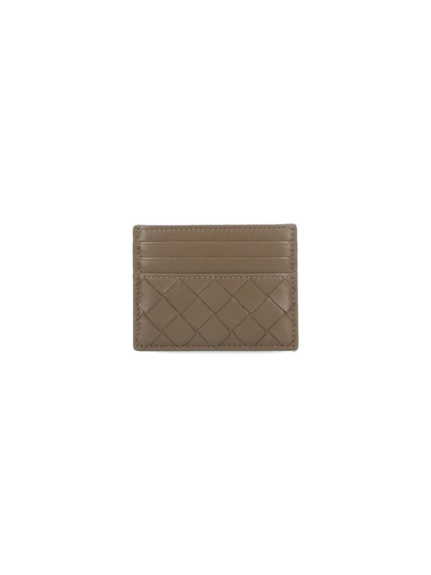 Bottega Veneta "Intrecciato" Card Holder – Green