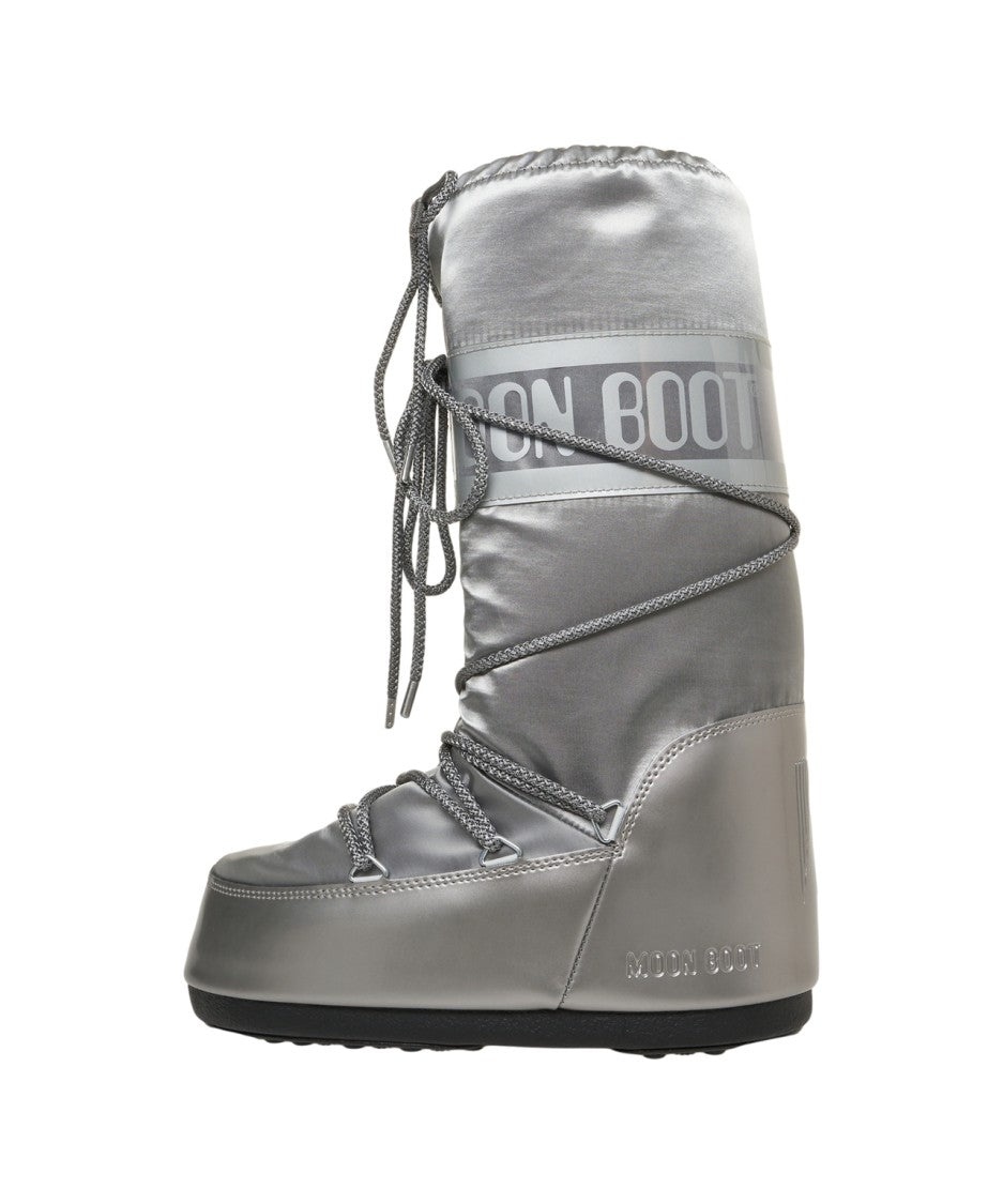 Moon Boot Water-Repellent Ankle Boots With Lace Closure