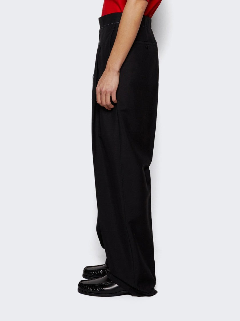 Maison Margiela Black Straight Leg Pants