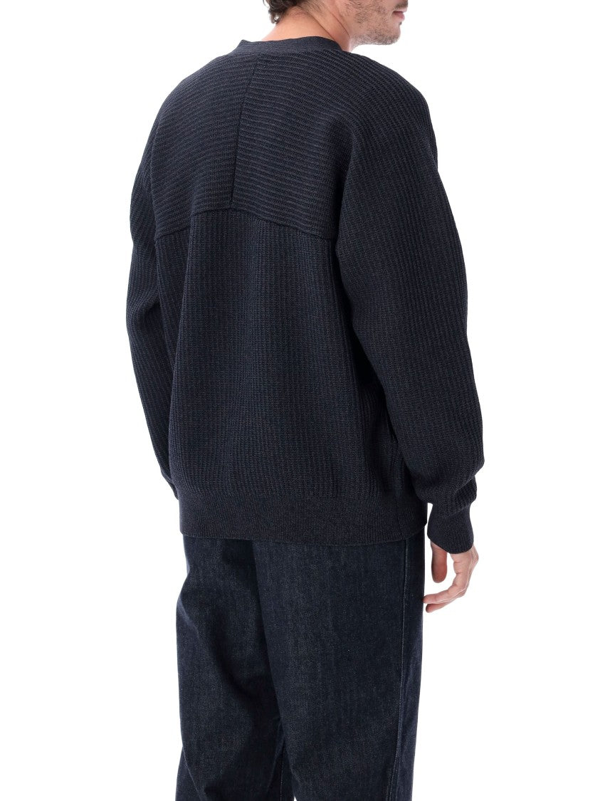 Namamica 5G Chunky Knit Deep V-Neck Cardigan