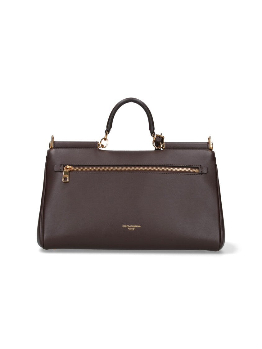 Dolce & Gabbana "My Sicily" Top Handle Bag – Brown