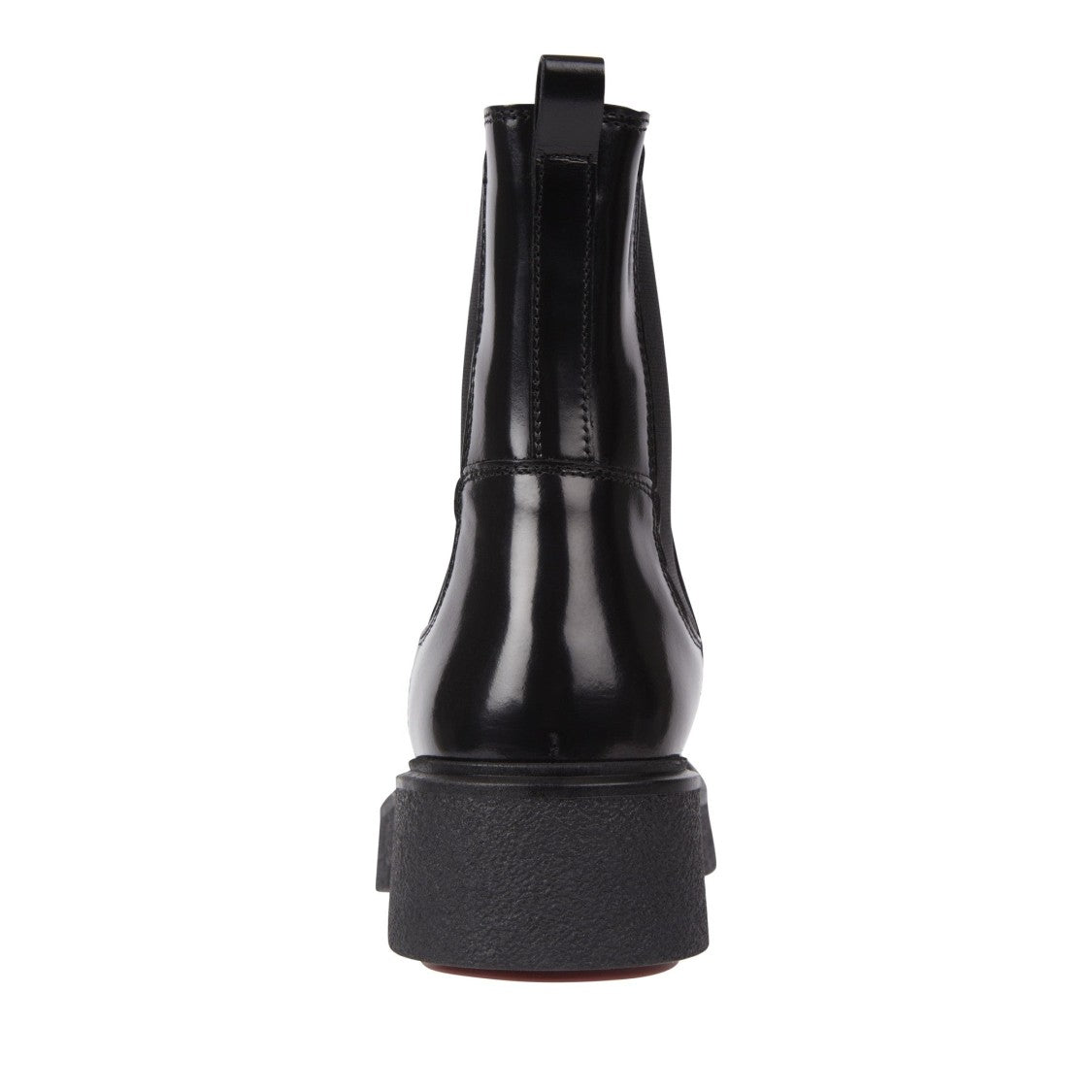 Tommy Hilfiger Black Leather Hardware Detail Boots