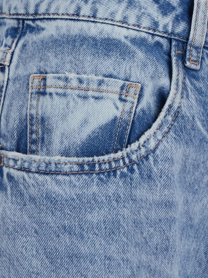 Icon Denim Wide-Leg High-Waist Jeans With Classic Five-Pocket Style