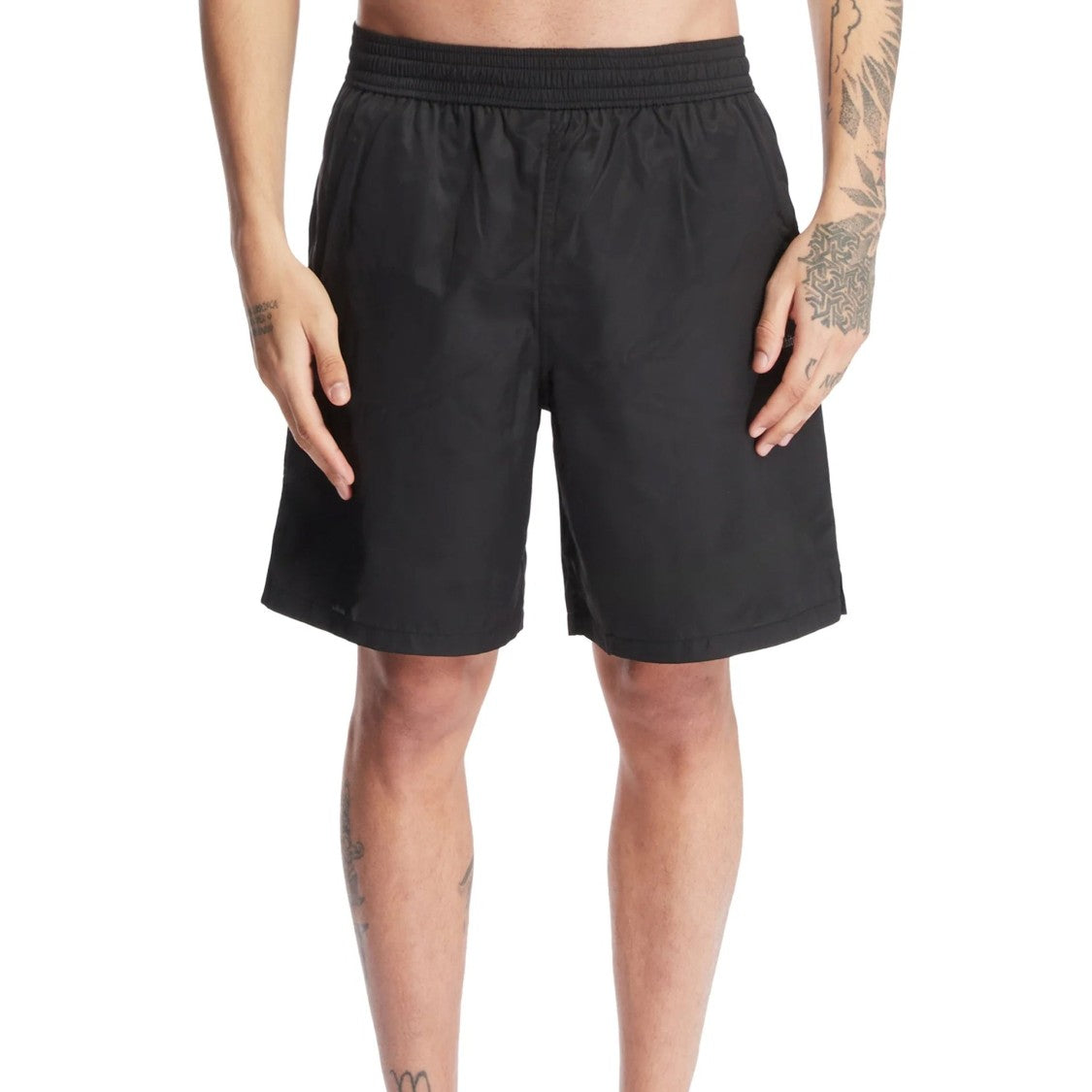 Off-White Elasticated Waist Swim Shorts