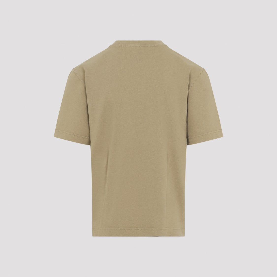Jacquemus Dark Beige Cotton Le T-Shirt Grosgrain T-Shirt