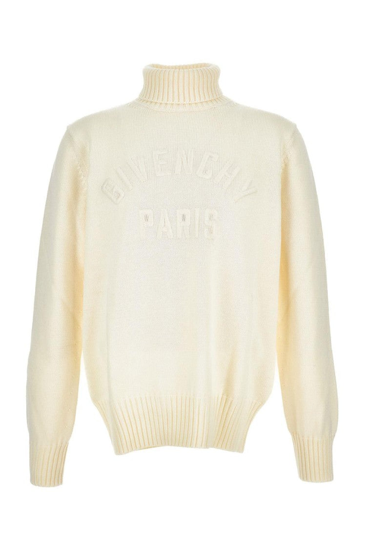 Givenchy Beige High Neck Sweater