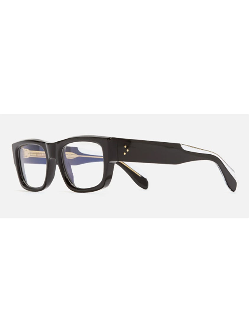 Cutler And Gross Bold Rectangular Acetate Eyeglasses With Oversized Lenses