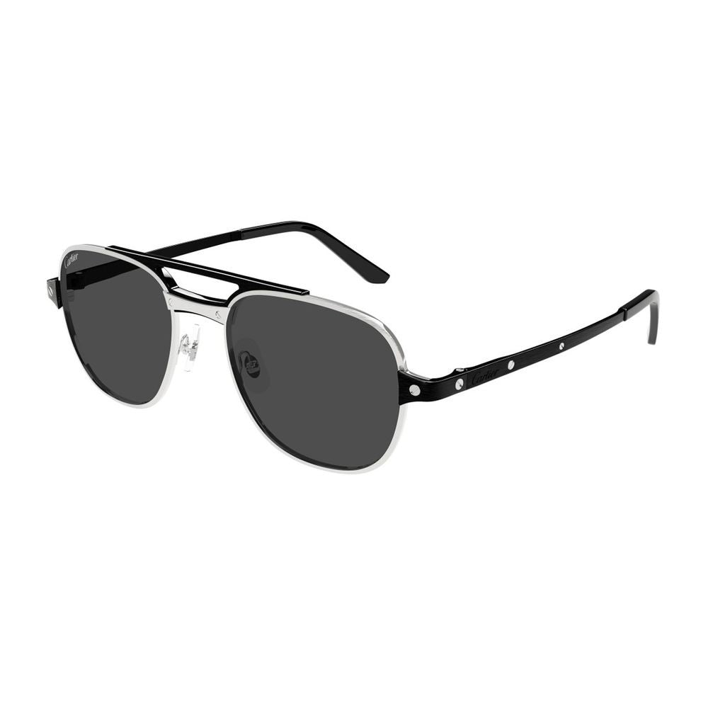 Cartier Ct0477s Santos De Bicolour Navigator Sunglasses